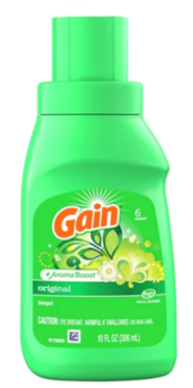 GAIN 'Original' Liquid Laundry Detergent Flüssigwaschmittel 6 Loads 306 ml